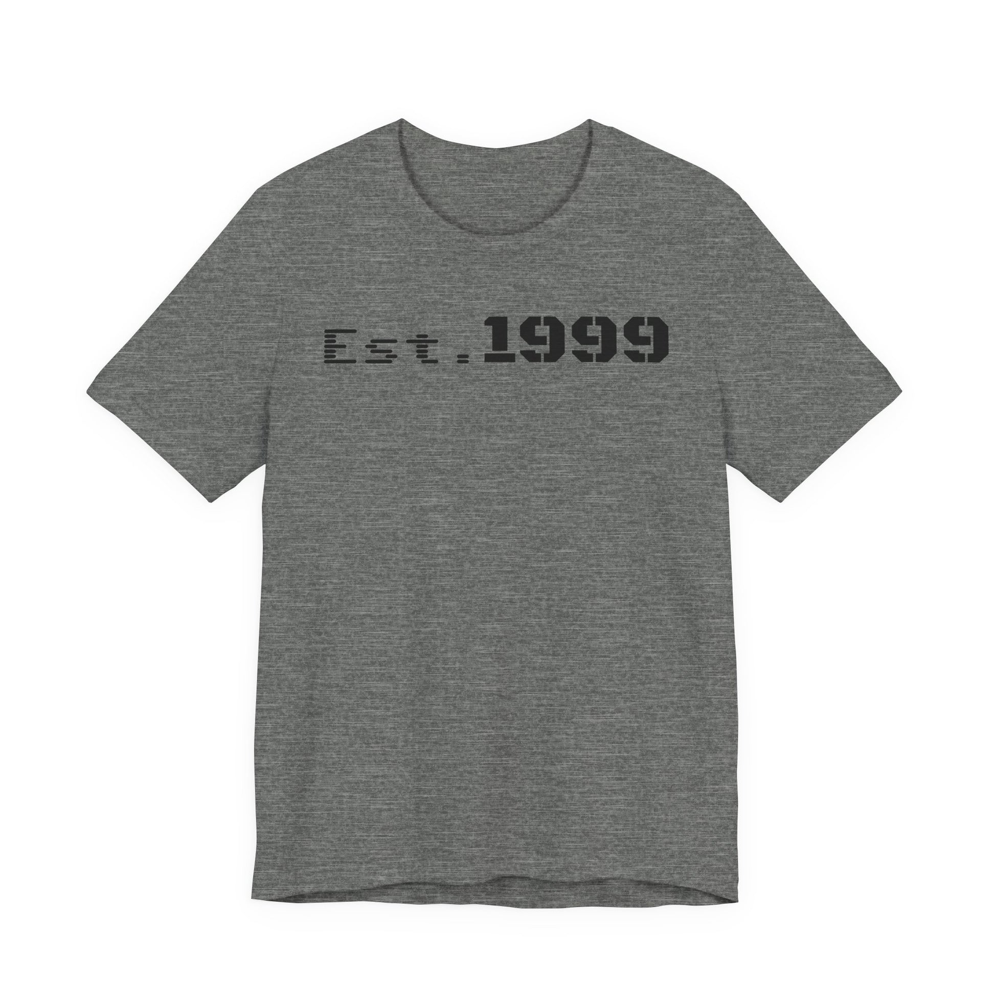 Established 1999 Unisex Tee | Vintage Birth Year Shirt, Casual Birthday Gift, Personalized Family Reunion Apparel, Retro Style [...] - TRV