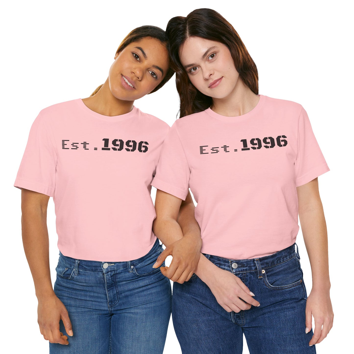 Established 1996 Unisex T-Shirt, Vintage Year Tee, Birth Year Gift, Casual Fashion, Personalized Graphic Tee - TRV