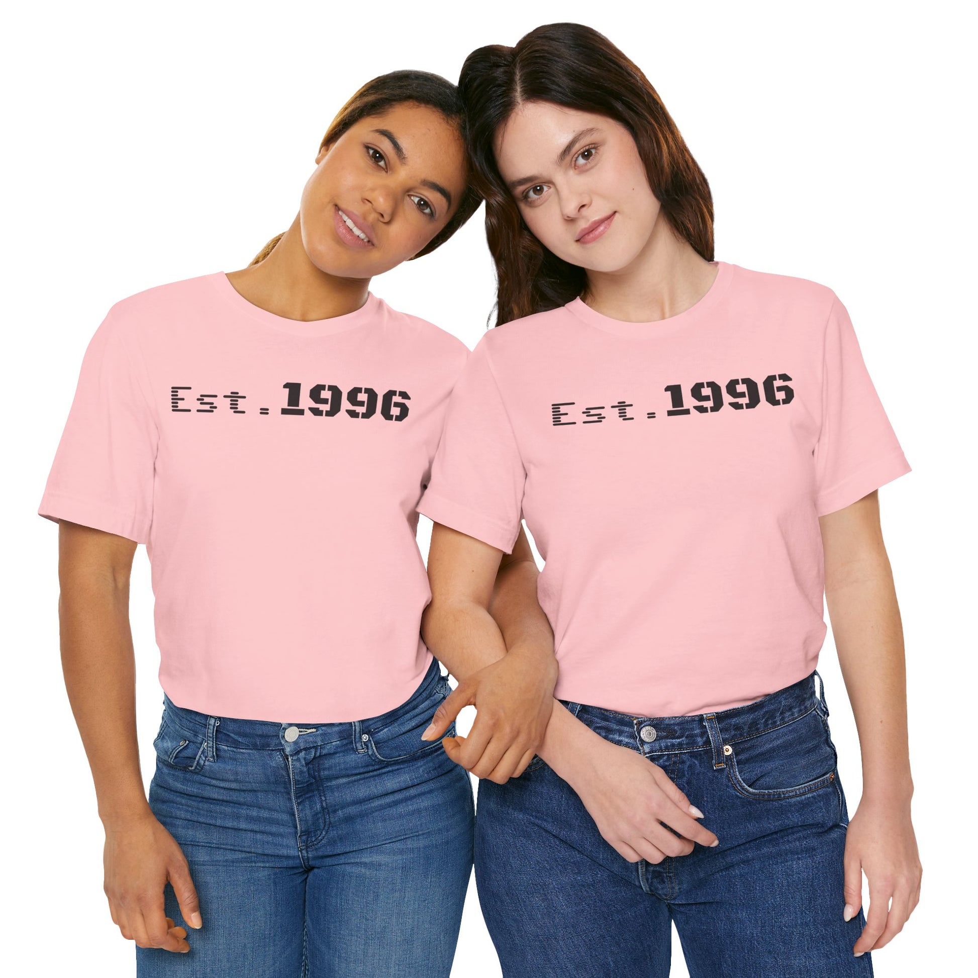 Established 1996 Unisex T-Shirt, Vintage Year Tee, Birth Year Gift, Casual Fashion, Personalized Graphic Tee - TRV
