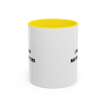 Humorous Coffee Mug | I Paused My Naptime For This | Perfect Gift for Busy Moms, Teachers, or Coffee Lovers