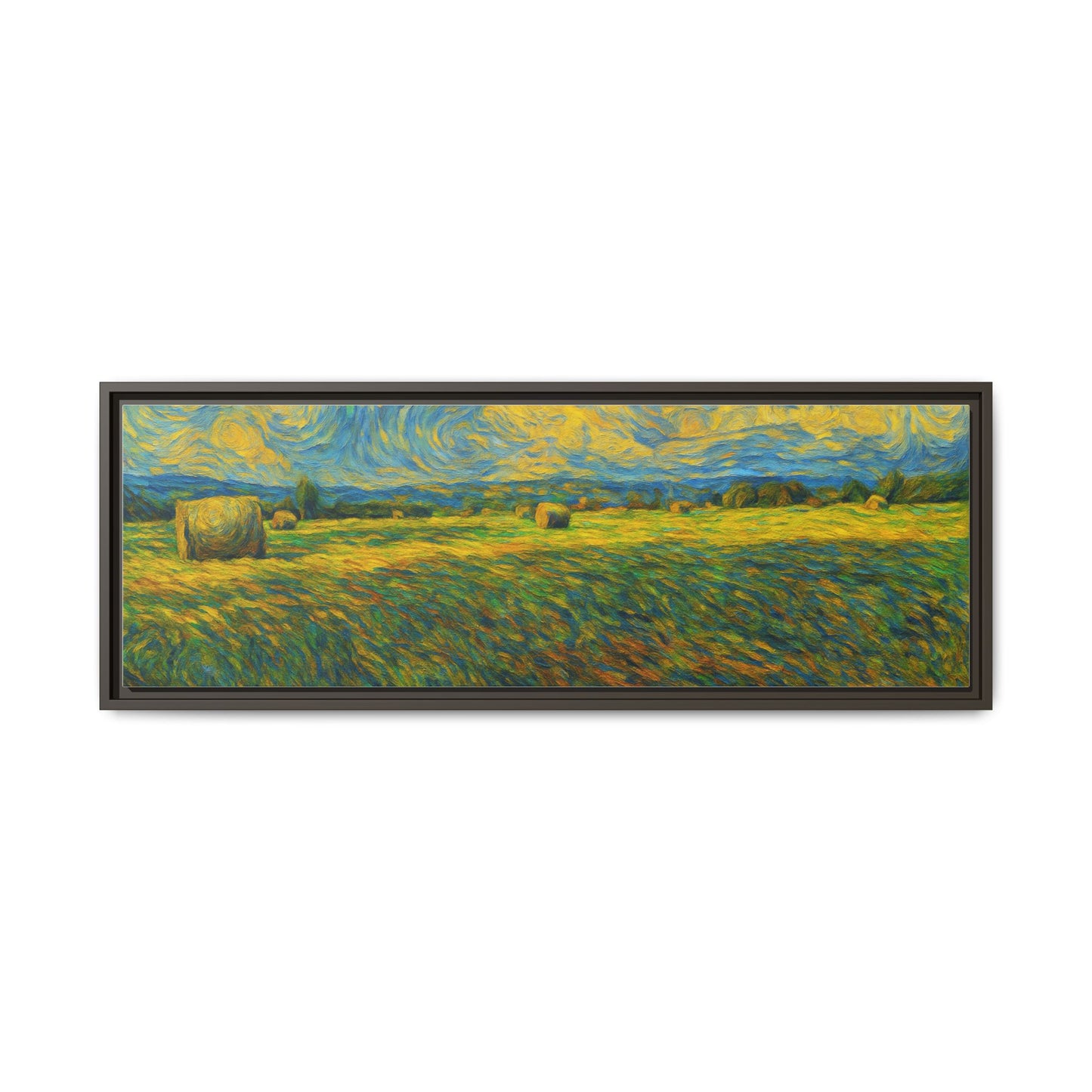 Landscape Matte Canvas, Framed (Multi-color) - TRV