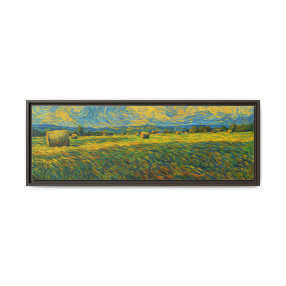 Landscape Matte Canvas, Framed (Multi-color) - TRV