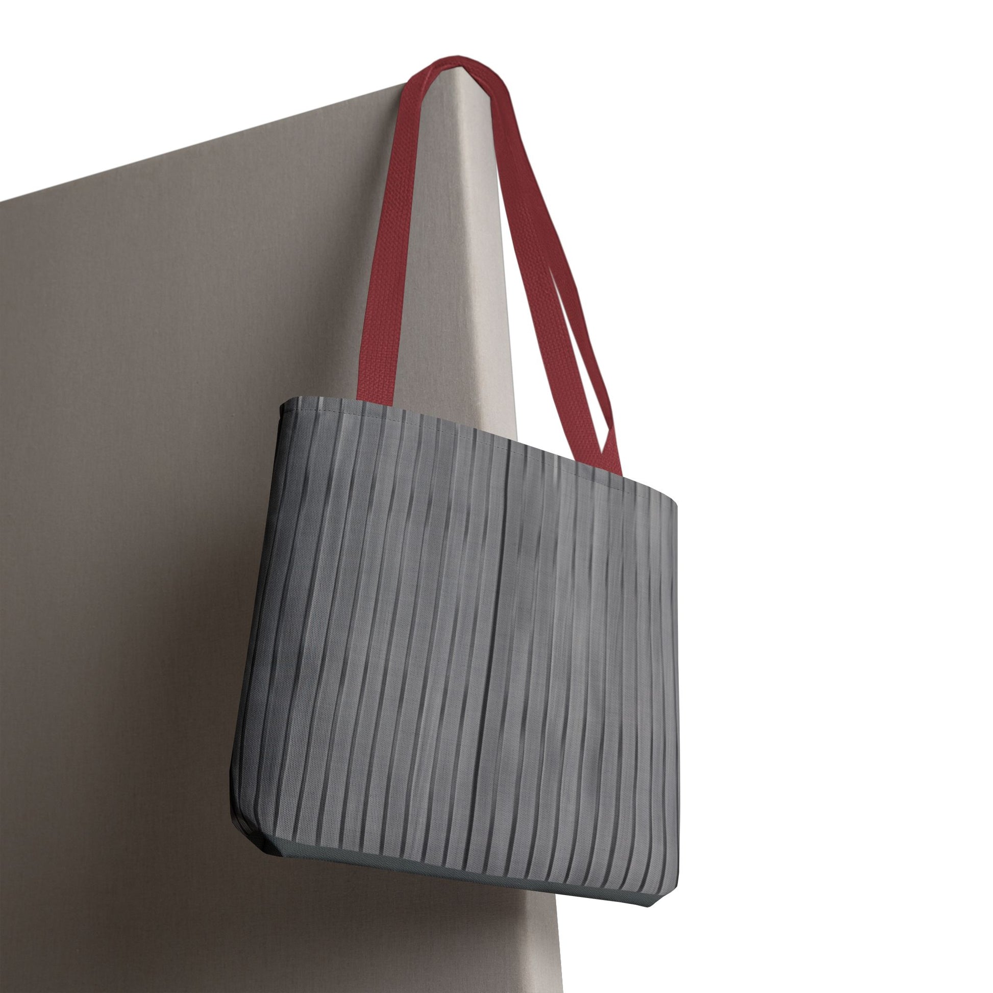 Stylish Gray Striped Tote Bag for Everyday Use - TRV
