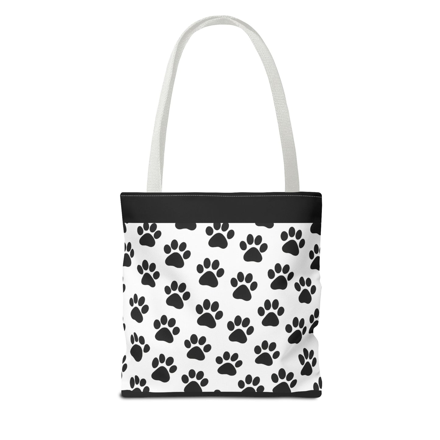 Paw Print Tote Bag, Dog Lover Gift, Shopping Tote, Eco-Friendly Bag, Pet Accessory, Animal Print Carryall - TRV