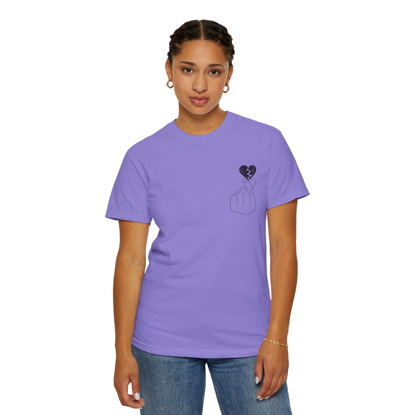 Heartbreak Unisex Garment-Dyed T-Shirt - Trendy Casual Tee for Self-Expression