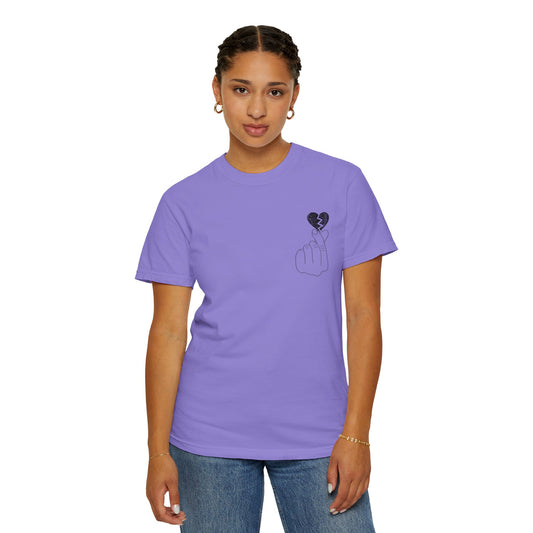Heartbreak Unisex Garment-Dyed T-Shirt - Trendy Casual Tee for Self-Expression