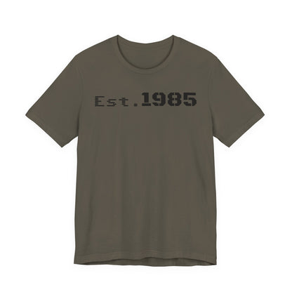 Est. 1985 Vintage Unisex Tee, Retro Birthday T-Shirt, Perfect Gift for 1980s Lovers, Casual Apparel, Timeless Style