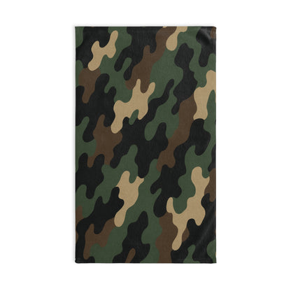Camouflage Hand Towel, Military Decor, Bath Accessories, Fishing Gear, Outdoor Camping Gift, Home Essentials