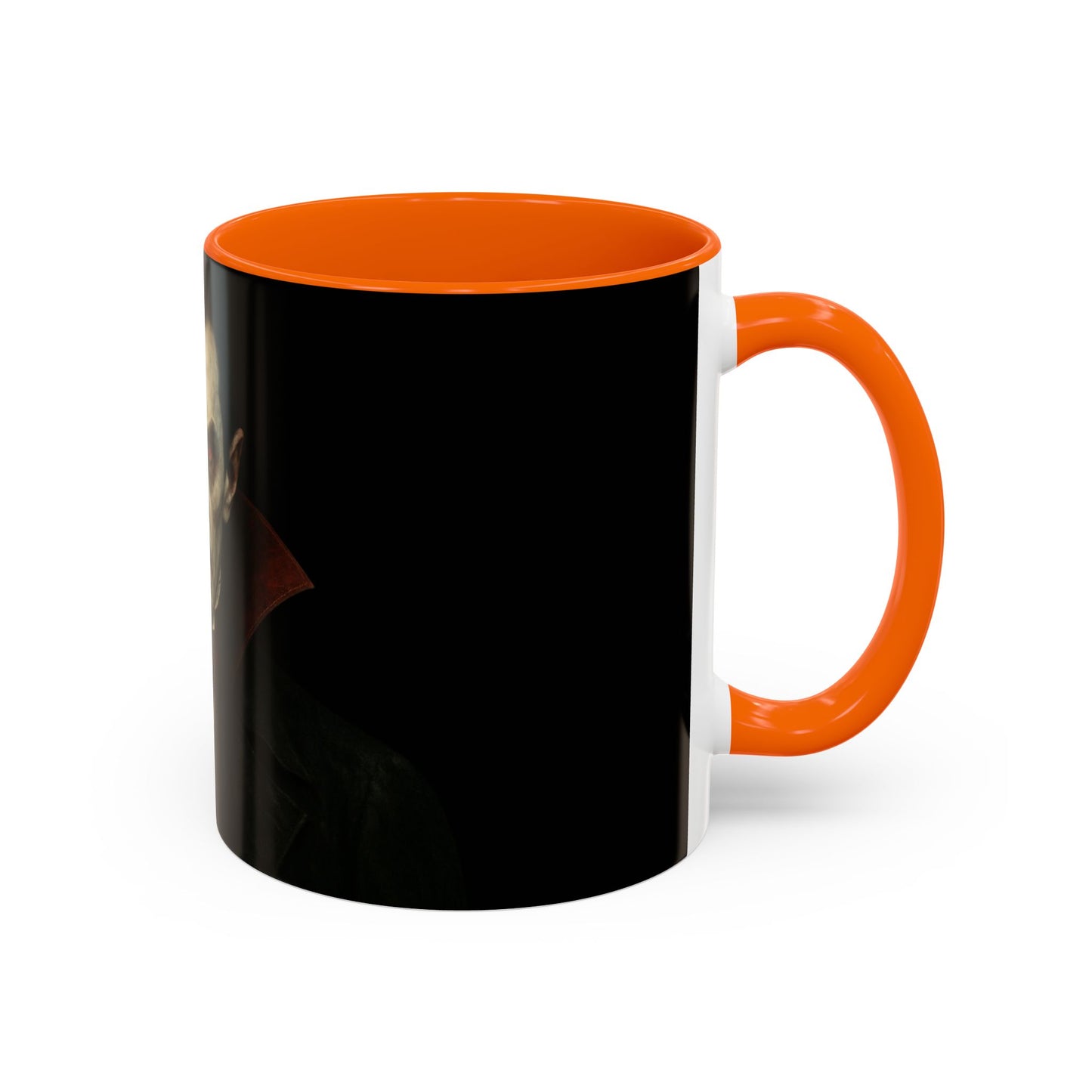 Gothic Dracula Vampire Accent Coffee Mug | Spooky Halloween Gift, Unique Home Decor, Collector's Mug, Coffee Lover's Gift - TRV