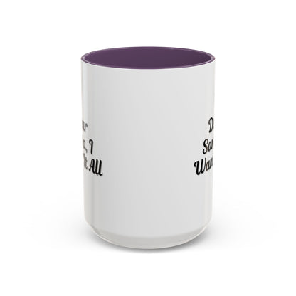 Dear Santa Accent Coffee Mug - Fun Holiday Mug for Christmas Enthusiasts