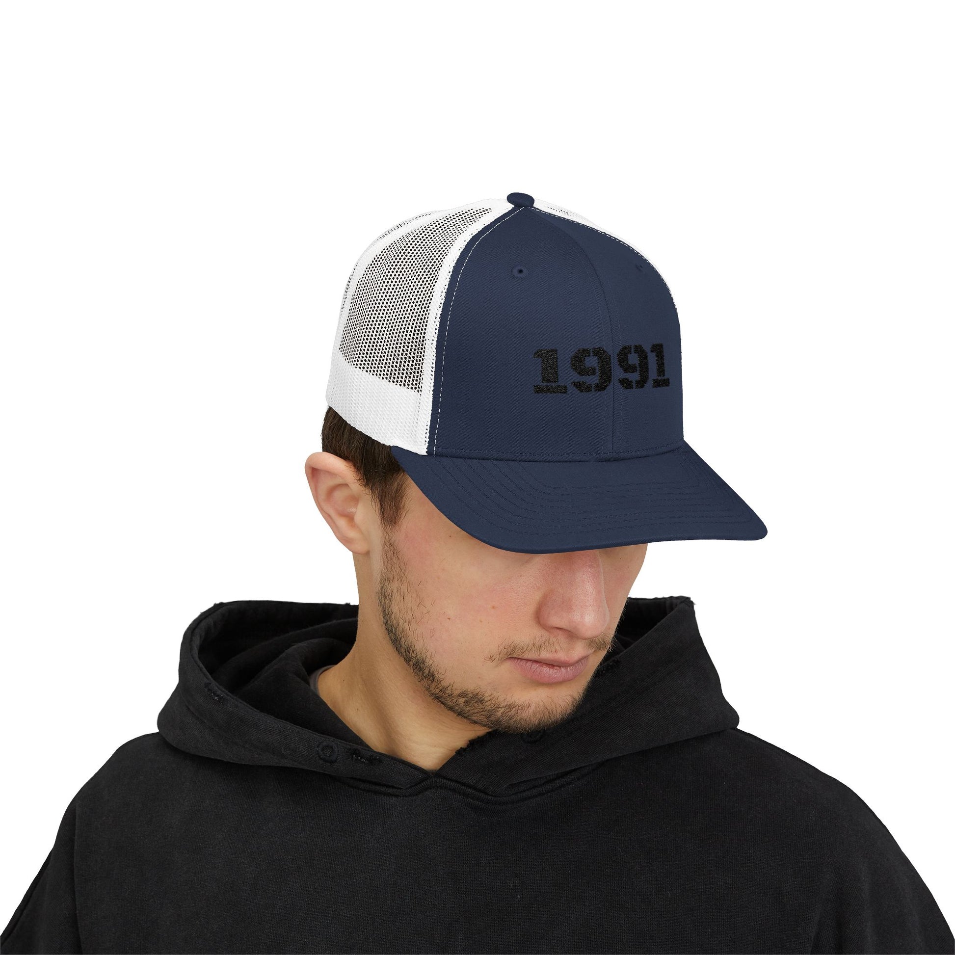Vintage 1991 Snapback Trucker Cap, Retro Hat, Birthday Gift, Fashion Accessory, Casual Wear, Unisex Cap - TRV