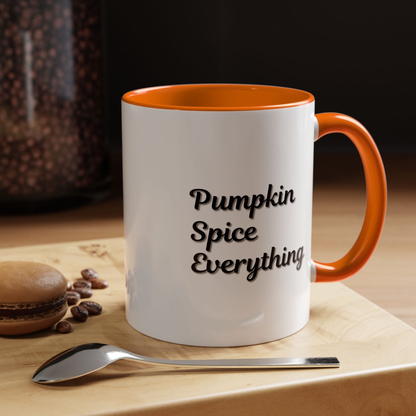 Pumpkin Spice Everything Accent Coffee Mug — Fall Seasonal 11/15oz