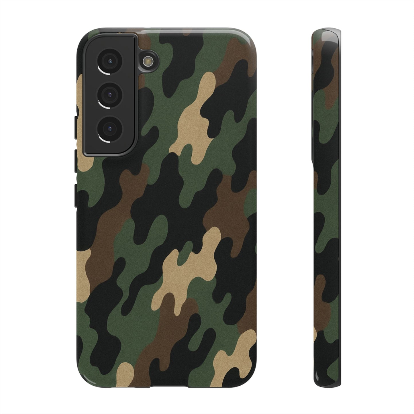 Camouflage Phone Case, Tough Cases, Military Style, Unique Phone Accessories, Gift for Him, Durable Phone Cover - TRV