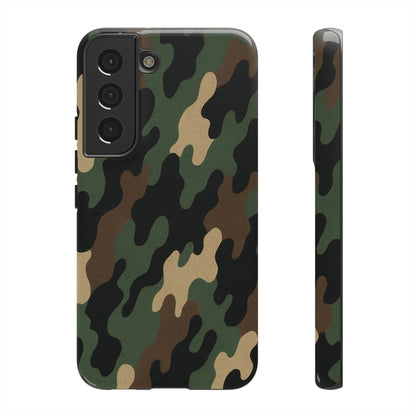 Camouflage Phone Case, Tough Cases, Military Style, Unique Phone Accessories, Gift for Him, Durable Phone Cover - TRV
