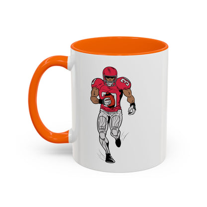 Football Player Coffee Mug, Sports Fan Gift, Motivational Coffee Cup, Game Day Mug, Unique Sports Merchandise