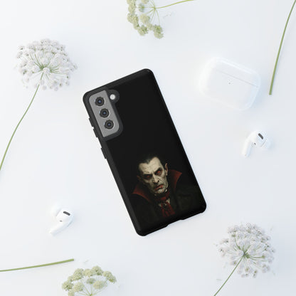 Vampire Phone Case - Tough Cases for Halloween, Gothic Decor, Gifts for Horror Fans, Spooky Accessories, Unique Cellphone Cover - TRV