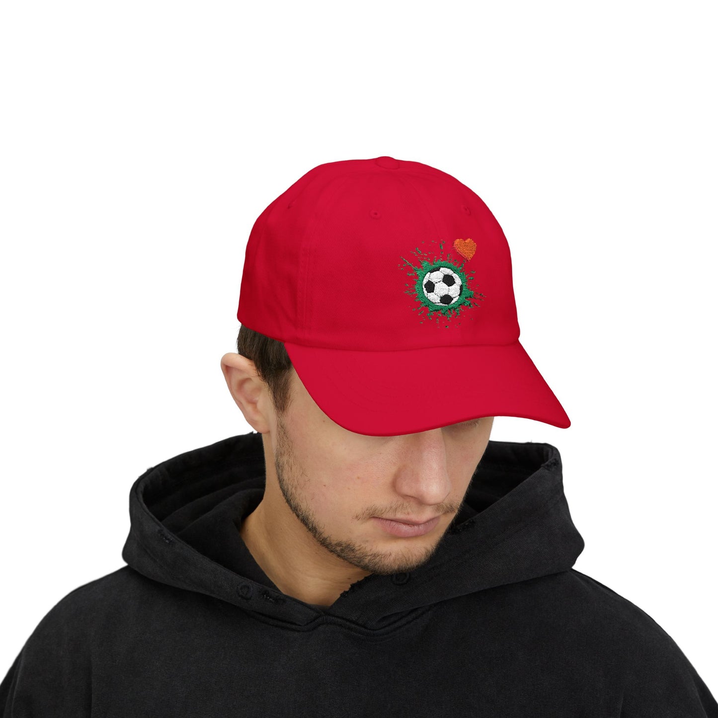 Soccer Love Dad Cap | Perfect Gift for Sports Lovers, Father's Day, Outdoor Events, Casual Wear, Adjustable Cap - TRV