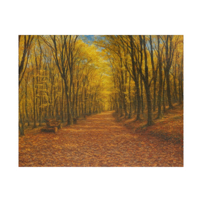 Autumn Forest Path Puzzle 520 Piece | Fall Trees Jigsaw - TRV