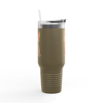 Cute Cat Insulated Travel Mug, 40oz - Perfect for Pet Lovers, Gifts for Cat Owners, Travel Accessories, Cute Drinkware, Animal Lovers - TRV