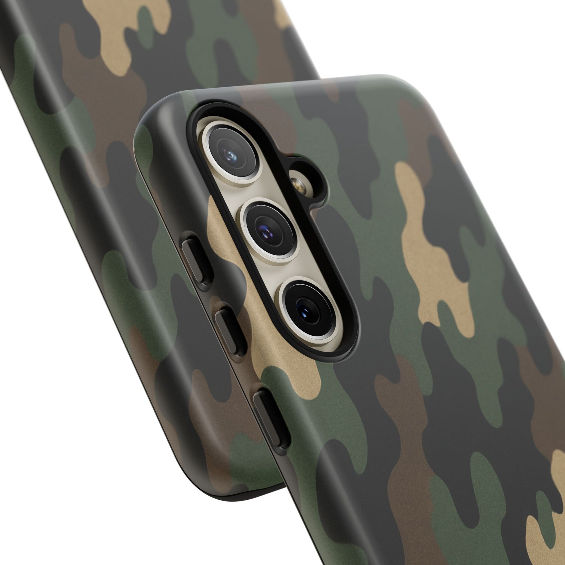 Camouflage Phone Case, Tough Cases, Military Style, Unique Phone Accessories, Gift for Him, Durable Phone Cover - TRV