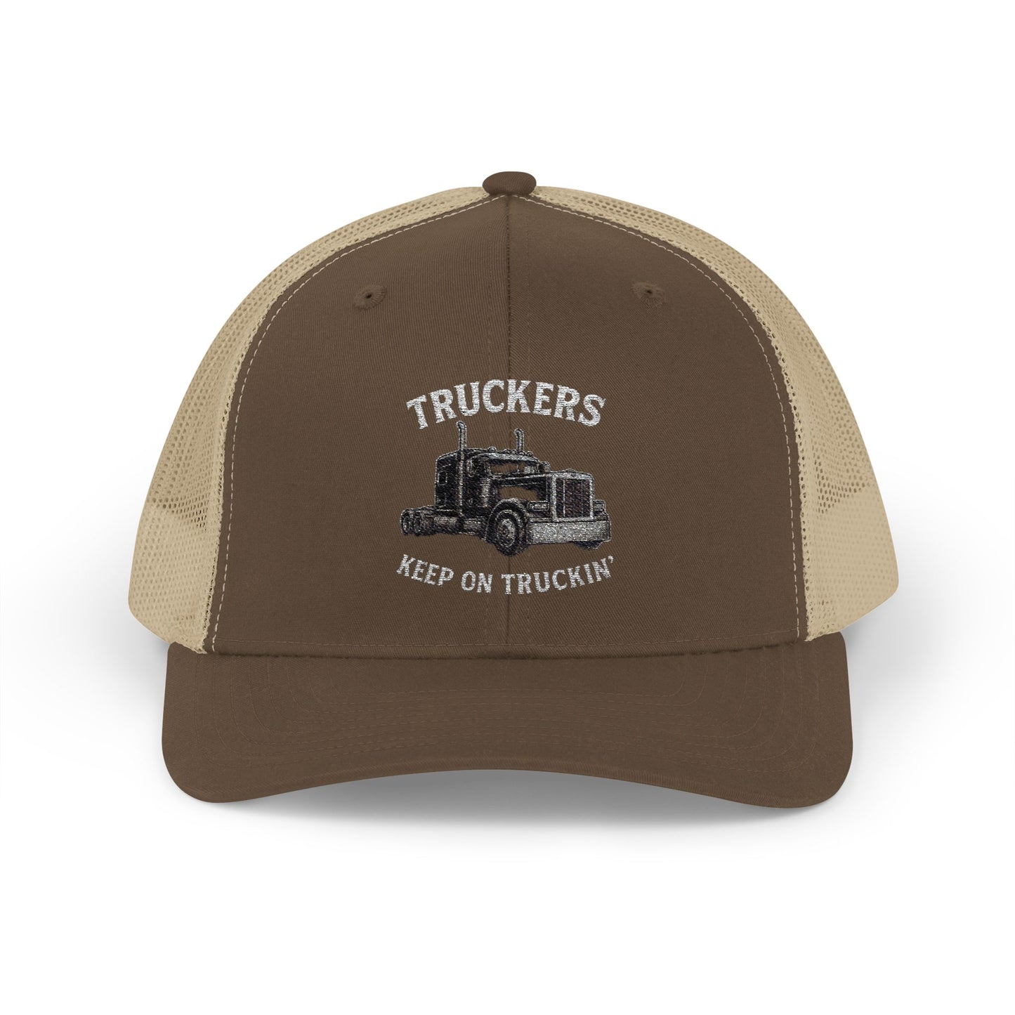 Truck Driver Snapback Cap, Mesh Trucker Hat, Cool Casual Hat, Perfect Gift for Drivers, Trucking Enthusiasts, Outdoor Style - TRV