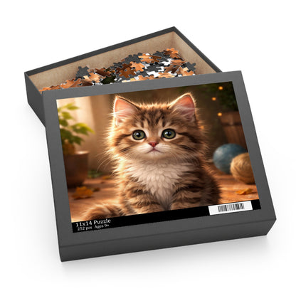 Adorable Tabby Kitten Puzzle