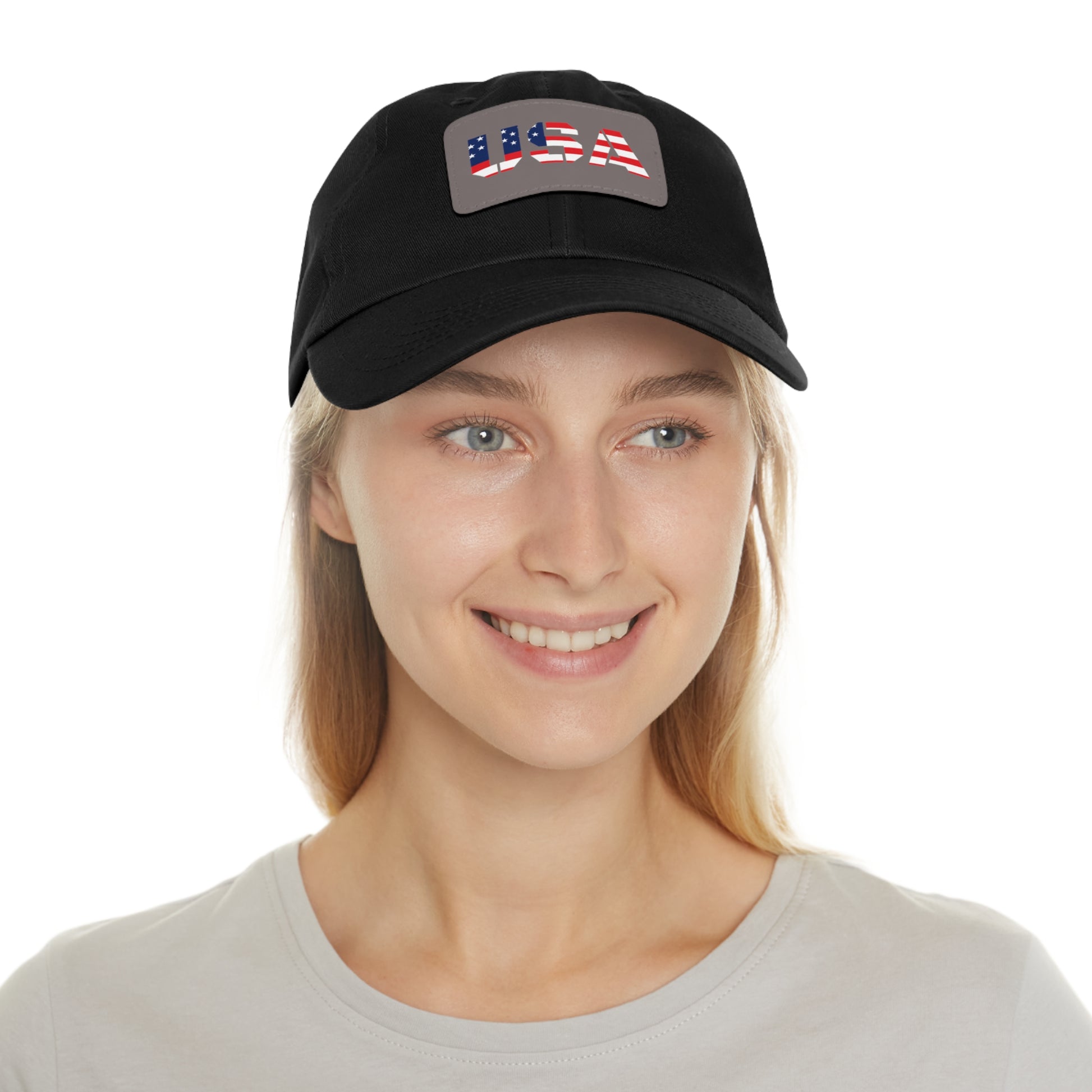 Dad Hat with USA Leather Patch - TRV