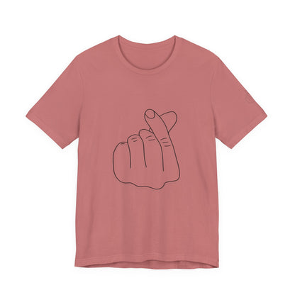 Minimalist Hand Sign Unisex Tee | Casual Everyday Wear | Perfect for Gift Givers