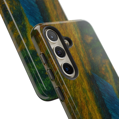 Artistic Phone Case by Tough Cases, Nature-Inspired Phone Protection, Unique Gift for Nature Lovers, Stylish Accessory, Fall Aesthetic - TRV