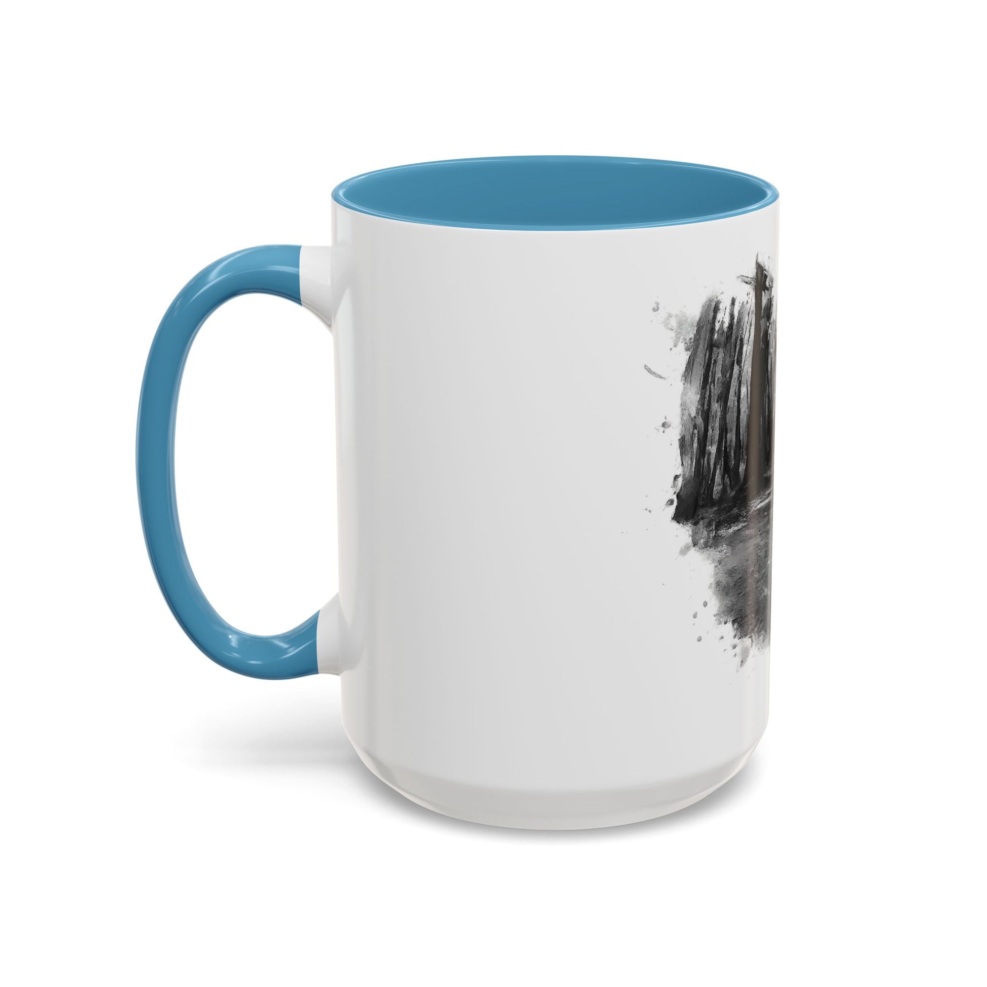 Moody Abstract Forest Coffee Mug | Unique Gift for Nature Lovers, Cozy Home Decor, Perfect for Coffee, Tea, and Hot Chocolate - TRV