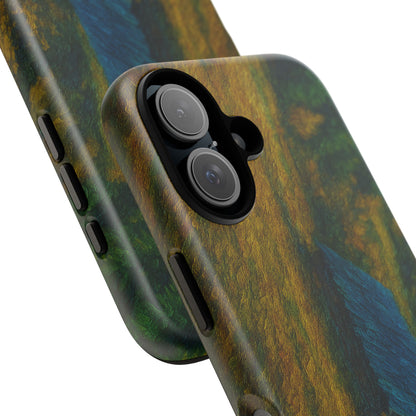 Artistic Phone Case by Tough Cases, Nature-Inspired Phone Protection, Unique Gift for Nature Lovers, Stylish Accessory, Fall Aesthetic - TRV