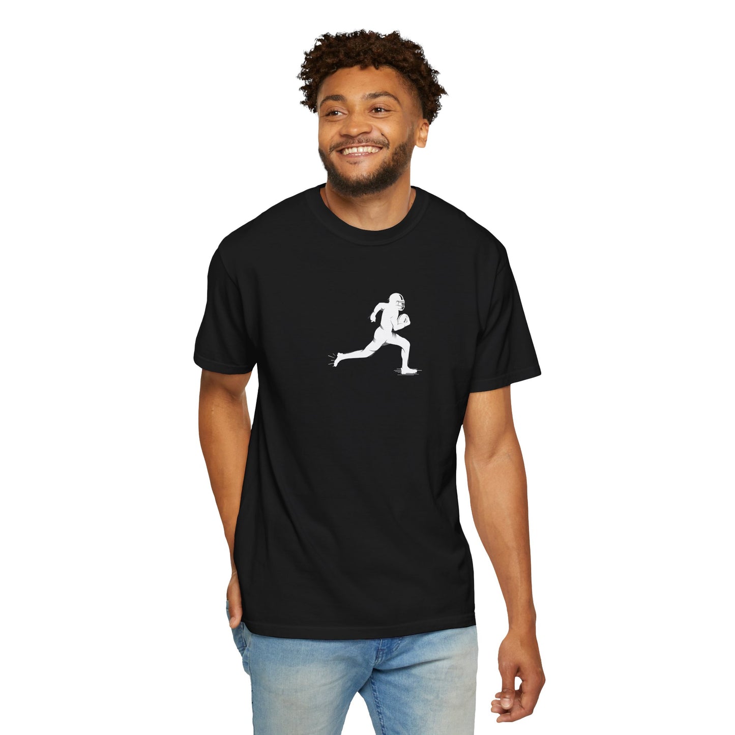 Unisex Football Player T-Shirt | Comfortable Sports Tee, Gift for Runners, Casual Wear, Workout Clothing, Everyday Style - TRV