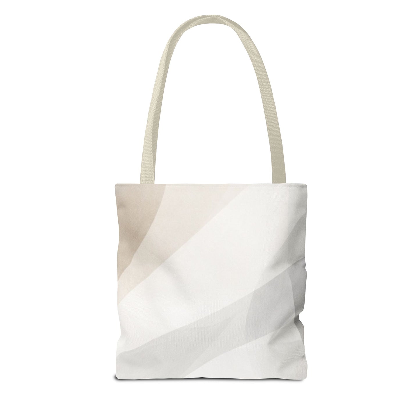 Neutral Abstract Geometric Tote Bag | Minimal Beige Shapes