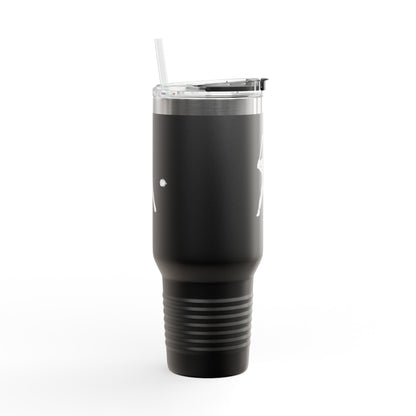 Baseball-Themed Insulated Travel Mug, Perfect for Fans & Athletes, Gift for Sports Lovers, 40oz Drinkware for Home & Road - TRV