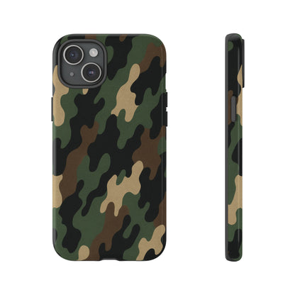 Camouflage Phone Case, Tough Cases, Military Style, Unique Phone Accessories, Gift for Him, Durable Phone Cover - TRV