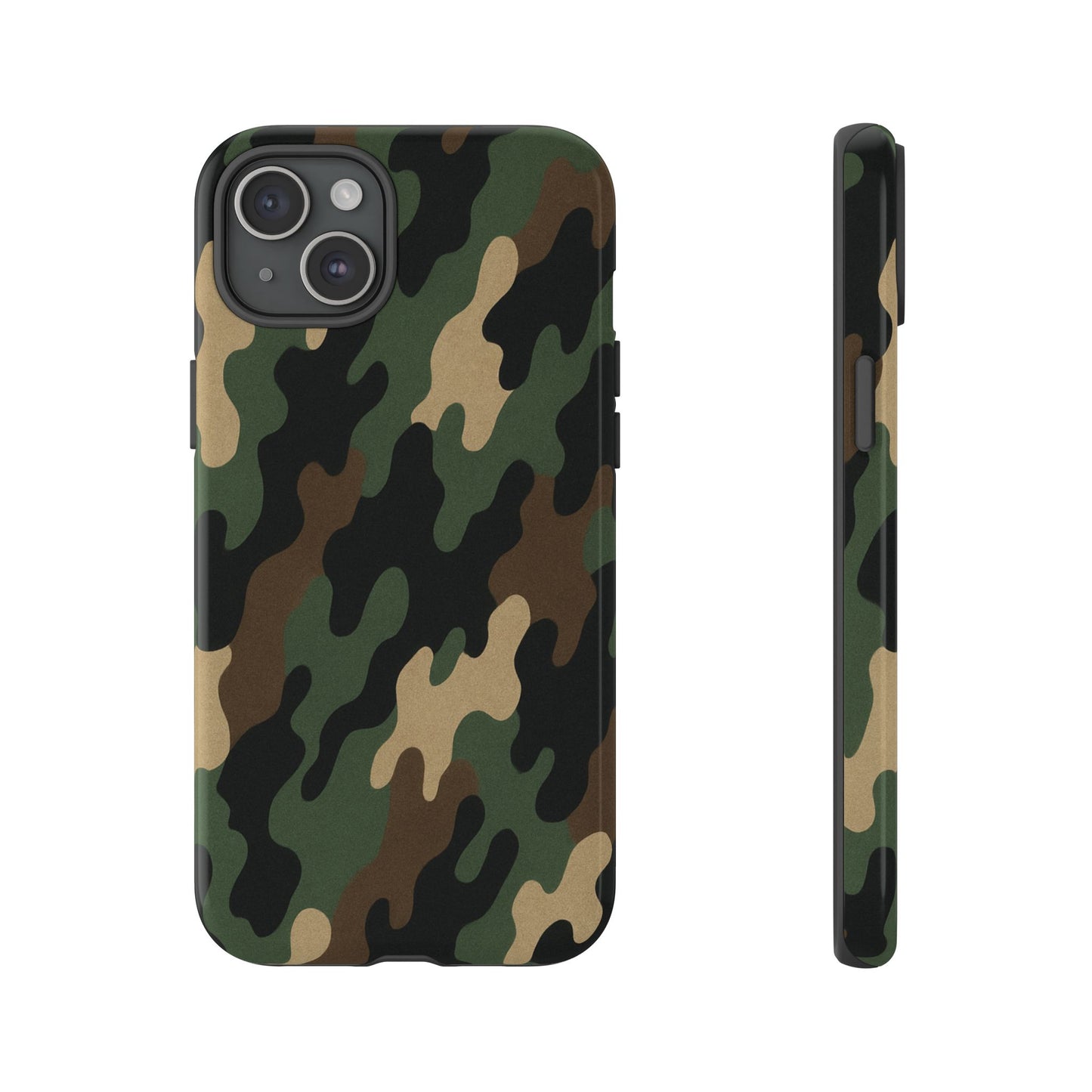 Camouflage Phone Case, Tough Cases, Military Style, Unique Phone Accessories, Gift for Him, Durable Phone Cover - TRV