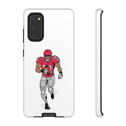Football Player Tough Case, Sports Phone Cover, Athlete Gift, Tough Phone Case, Fall Sports, Football Lover's Accessory - TRV