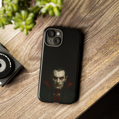 Vampire Phone Case - Tough Cases for Halloween, Gothic Decor, Gifts for Horror Fans, Spooky Accessories, Unique Cellphone Cover - TRV