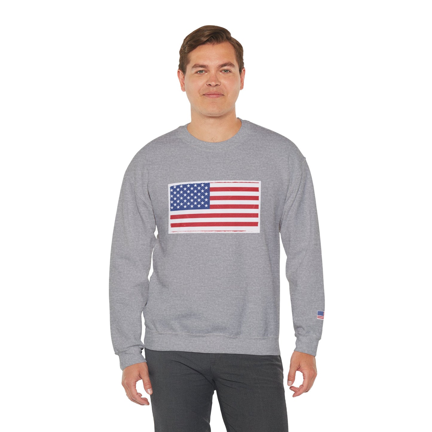 American Flag Unisex Crewneck Sweatshirt | Cozy Patriotic Sweater | Perfect for Independence Day, Casual Wear, Gifts for Him/Her, [...]