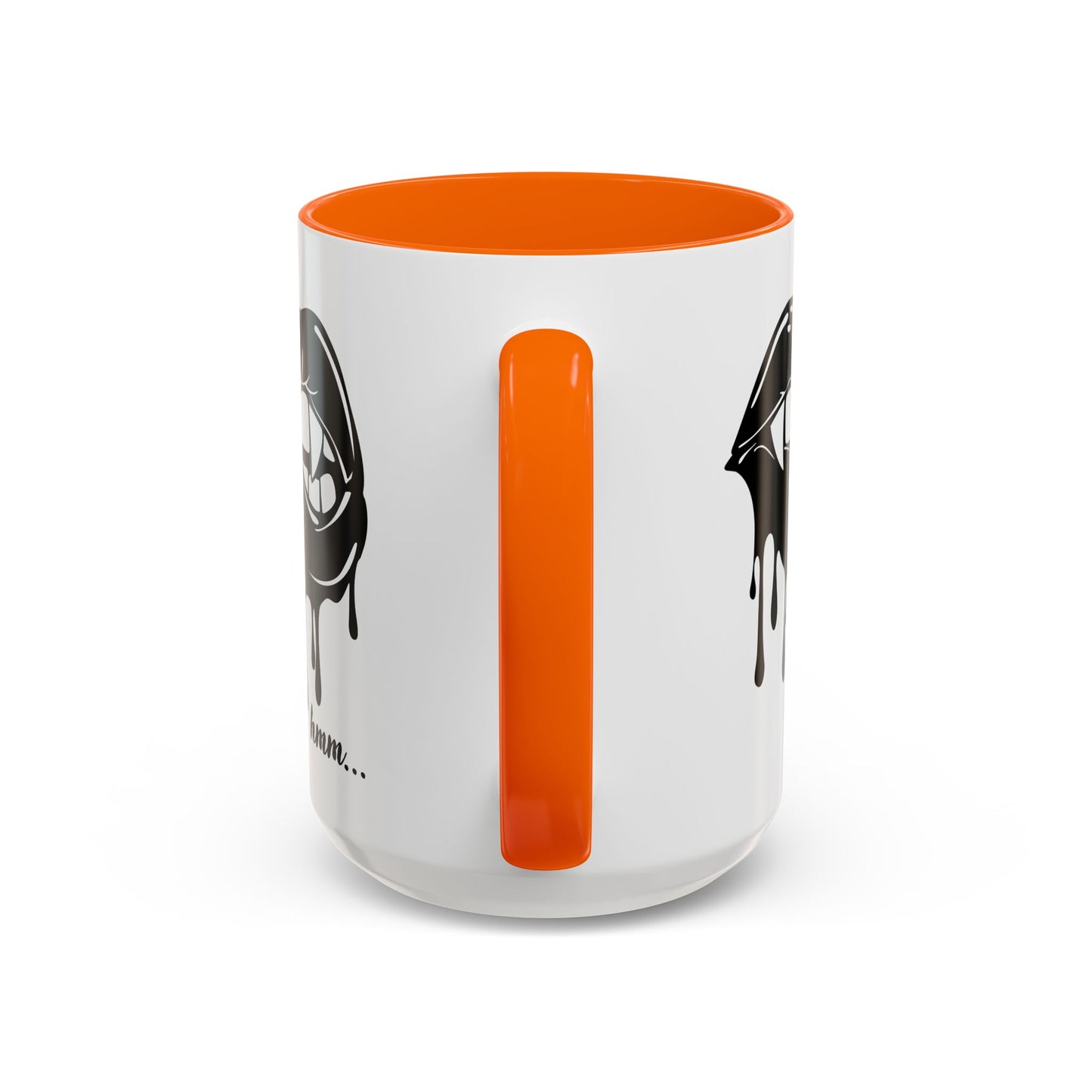 Dripping Lip Coffee Mug – "hmm..." Accent Ceramic Mug (11/15oz)