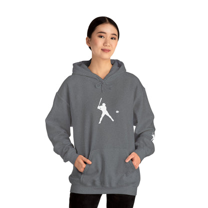 Sporty Unisex Baseball Hooded Sweatshirt, Casual Hoodie for Athletes, Perfect for Gifts, Comfy Streetwear, Ideal for Sports Events, Personal Use - TRV