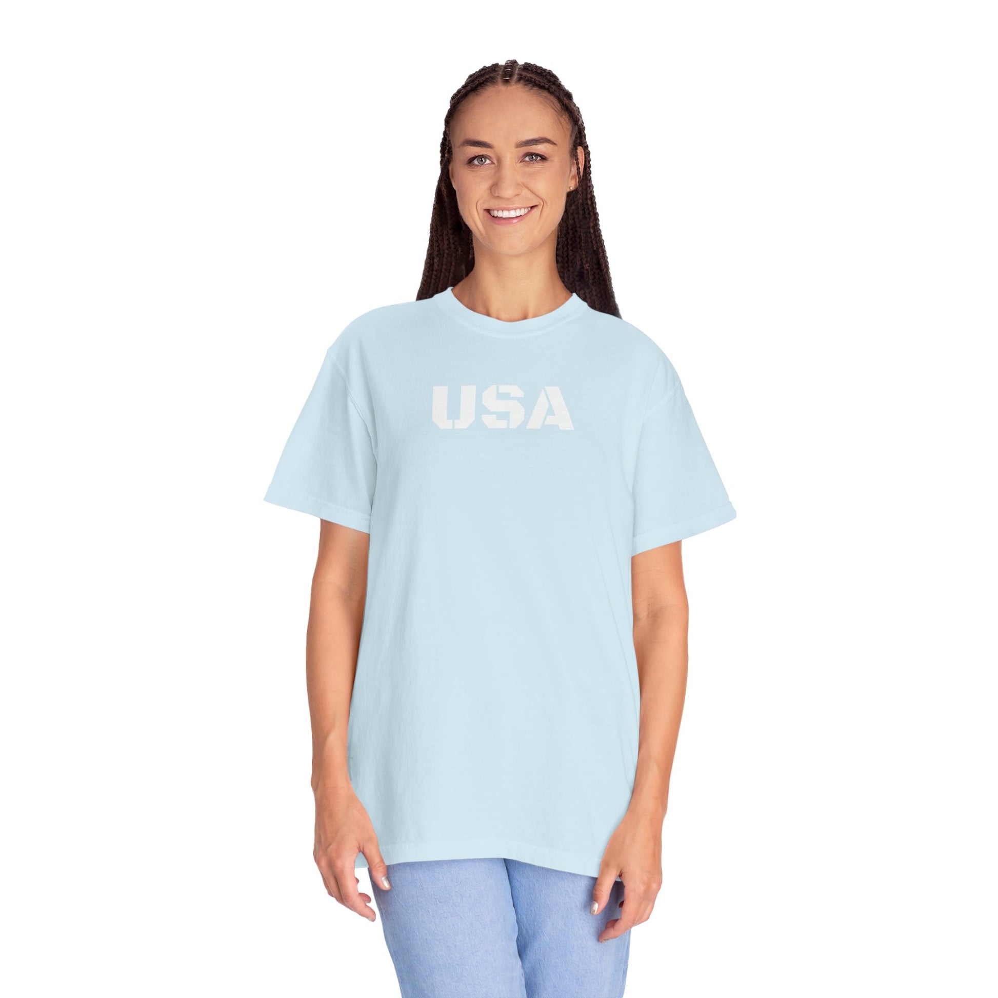 USA Vintage Unisex T-Shirt, Soft Cotton Tee, Casual Wear, Gifts for Her & Him, Summer Essentials, Independence Day Apparel - TRV