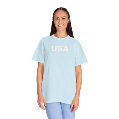 USA Vintage Unisex T-Shirt, Soft Cotton Tee, Casual Wear, Gifts for Her & Him, Summer Essentials, Independence Day Apparel - TRV