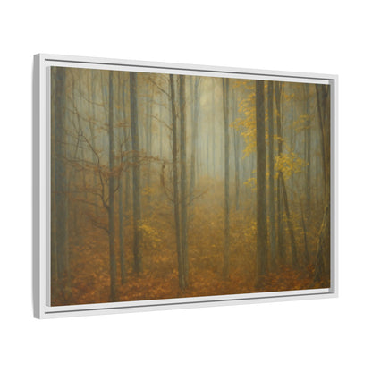 Framed Matte Canvas Art | Serenity in the Forest | Nature Wall Decor, Home Gallery, Cozy Living Room, Gift for Nature Lovers - TRV
