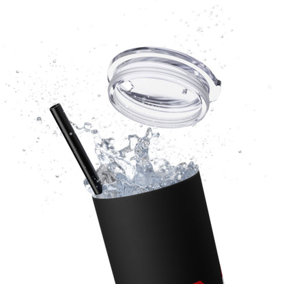 Skinny Tumbler — USA Flag 20oz Straw Tumbler (Patriotic Travel Cup)
