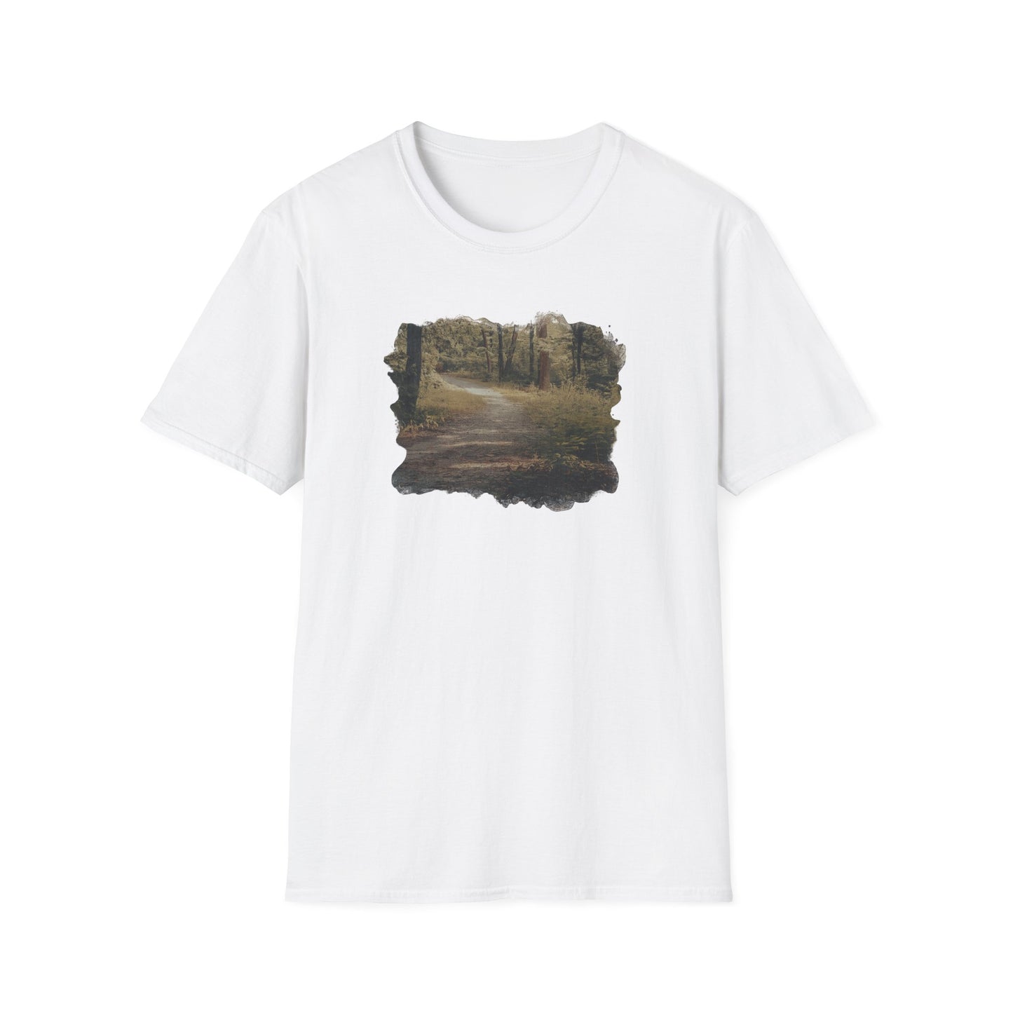 Nature-Inspired Unisex Softstyle T-Shirt, Eco-Friendly Fashion, Outdoor Lover Tee, Gift for Nature Enthusiasts, Casual Everyday Wear