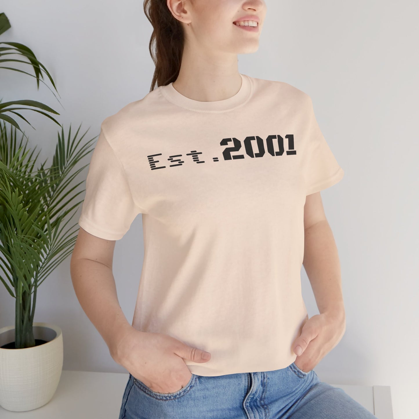 Est. 2001 Unisex Tee - Timeless Casual Wear, Birthday Gift, Nostalgic Fashion, Everyday Comfort, Trendy Streetwear