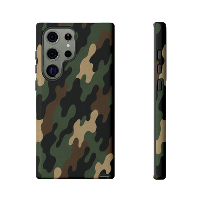 Camouflage Phone Case, Tough Cases, Military Style, Unique Phone Accessories, Gift for Him, Durable Phone Cover - TRV