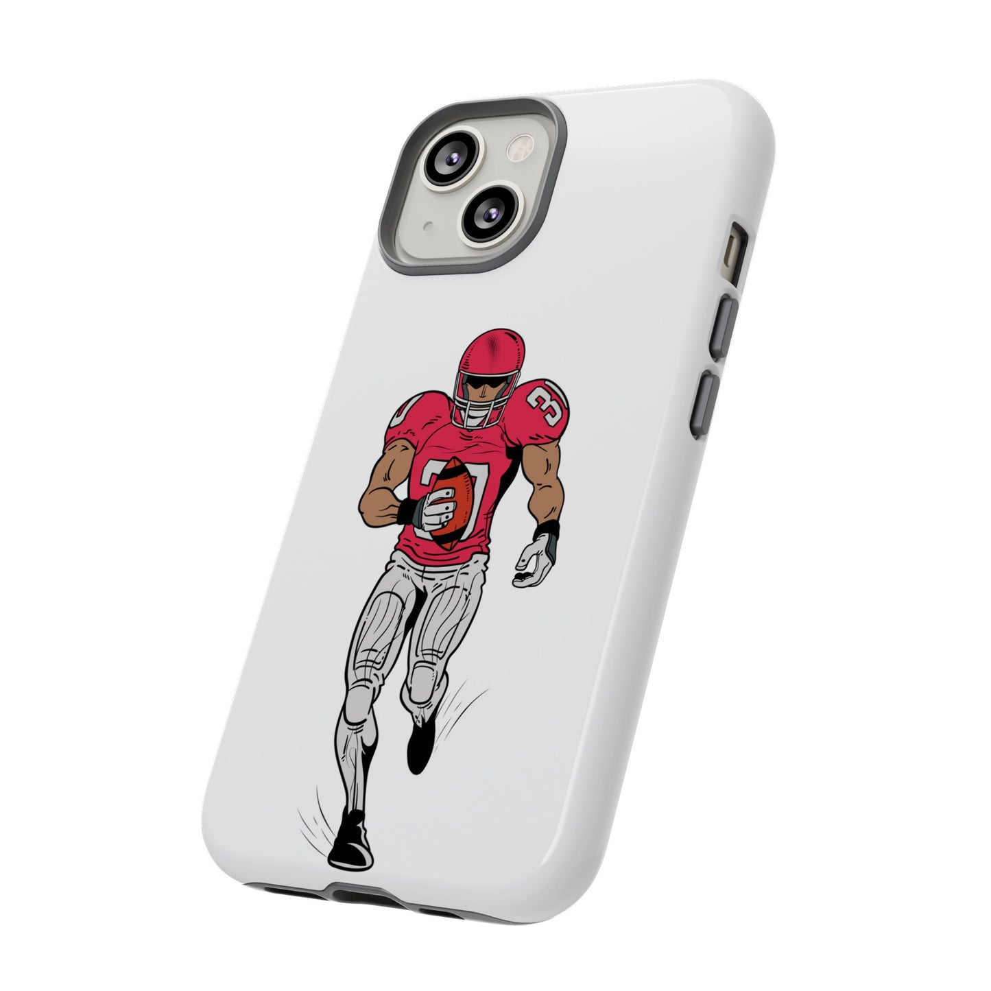 Football Player Tough Case, Sports Phone Cover, Athlete Gift, Tough Phone Case, Fall Sports, Football Lover's Accessory - TRV