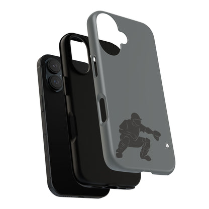 Baseball Catcher Phone Case, Sports Phone Accessory, Tough Cases, Gift for Athletes, Sports Fan Merchandise, Unique Design - TRV
